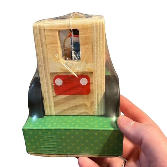 Melissa and Doug Kids Farm Tractor Play Toy Wooden and Farmer Childrens - Picture 6 of 8